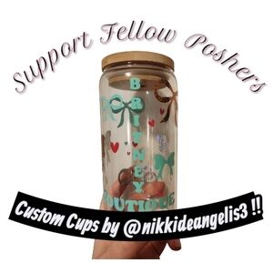 🎀 💕 CUSTOM CUP BY @Nikkideangelis3 | Poshmark Name Custom Cup 🎀 💕
